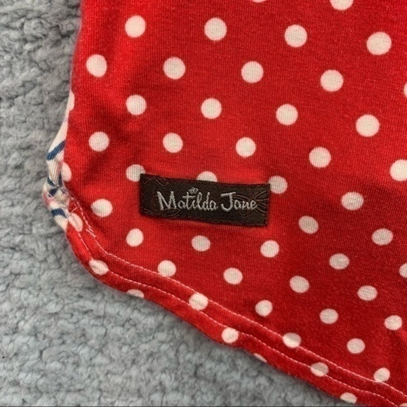 Matilda Jane Blue Diamond Geometric Catch a Dream Pajama Top - Women XS - Picture 4 of 10